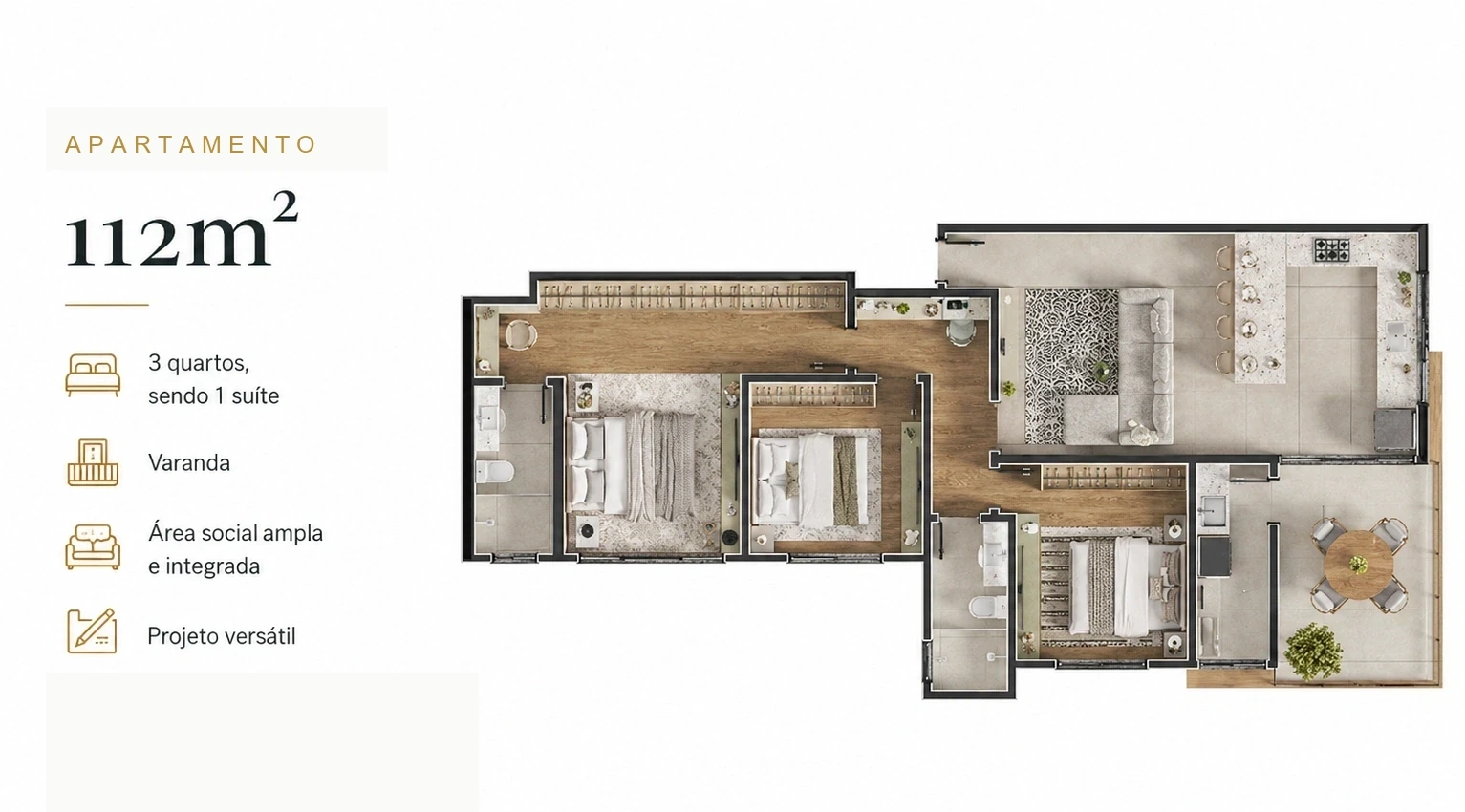 Planta apartamento